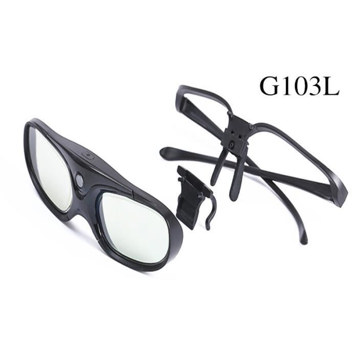 G103l Lunettes 3D avec Obturateur Actif Rechargeable Accessoires de Projecteur Pro pour XGIMI H2Halo Plu FIXATION VIDEOPROJECTEUR Cdiscount TV Son Photo