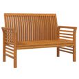 Banc de jardin meuble de patio d exterieur terrasse de canape avec coussins 120 x 60 x 81 cm gris fonce bois d acacia so-1