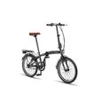 Vélo pliant PACTO ELEVEN - 3 vitesses Shimano Nexus - cadre en acier - haute qualité - noir-1