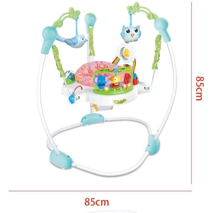 Jumperoo Jungle Trotteur Bébé avec Lumières, Sons et Musiques