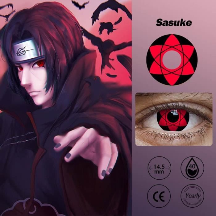 lentilles de contact mangekyou Sharingan