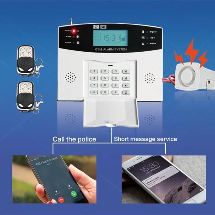 PGST PG108 : Kit complet d'alarme de maison sans fil