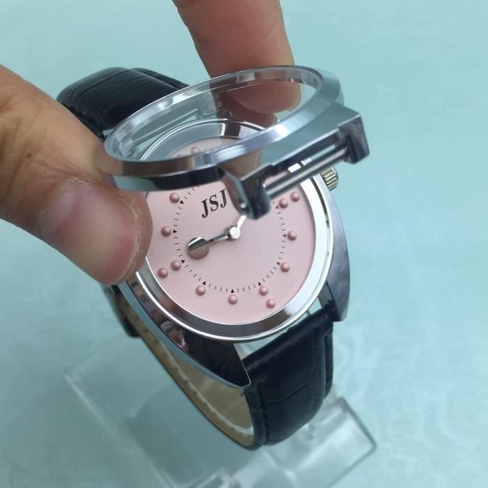 Montre Tactile Braille pour Les Personnes Aveugles ou Les