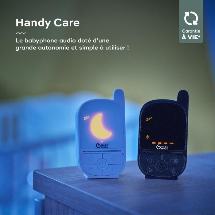 Babyphone Vidéo Babymoov YOO Go+ - Caméra Portable Avec Batterie, Vision Nuit, Garantie à Vie
