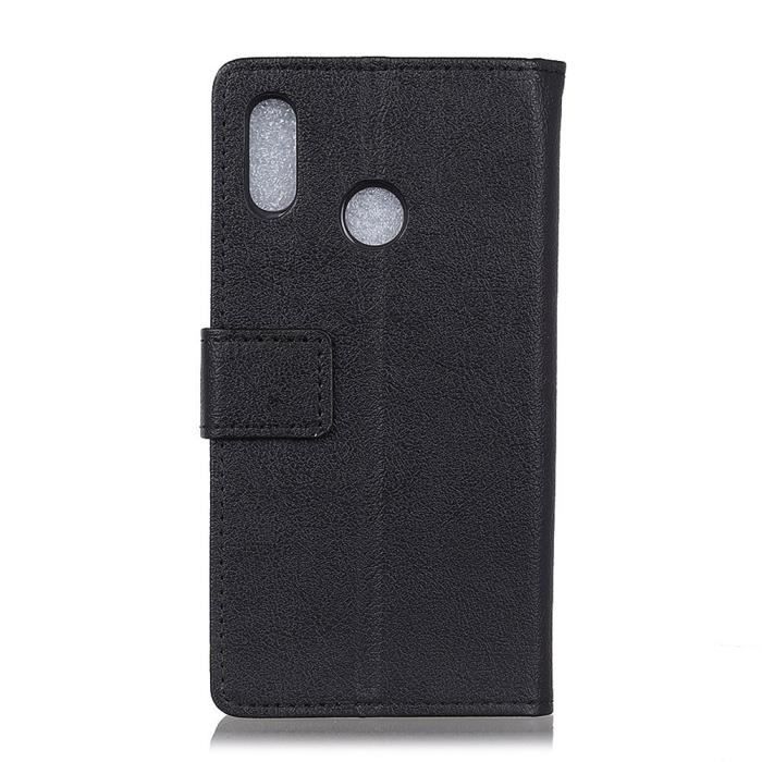 Coque Honor 8X Noir Cass Texture Folio Housse a Rabat Pochette Etui en cuir pour Huawei Honor 8X 6.5 pouces Cdiscount Maison