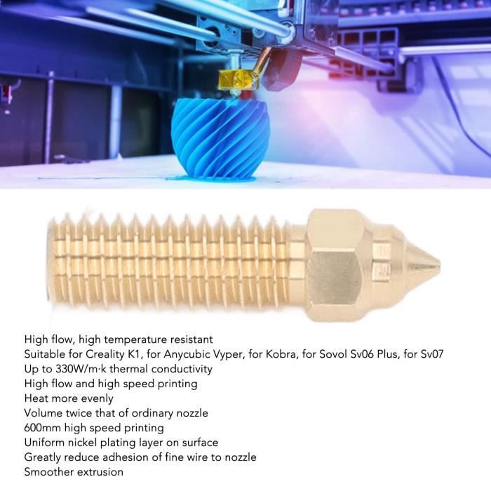 Kit de buses d'imprimante 3D - VBESTLIFE - 3 pièces - 0,4 mm ...