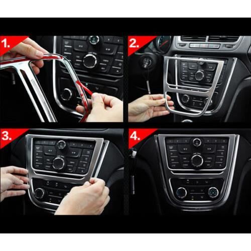 Couvercle De Tasse Console Centrale Porsche Macan - Argent Brillant ABS Neuf
