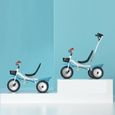 Tricycle Enfant Evolutif de 18 mois à 6 ans,Tricycle évolutif Draisienne avec 3 roues,Charge Maximale 35 kg,75*50*87cm,Blanc Bleu-2