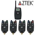 AZTEK® 4 Détecteur Sondeur de Pêche Sans Fil Morsure Touche Pêche Son LED + Récepteur-2
