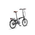 Vélo pliant PACTO ELEVEN - 3 vitesses Shimano Nexus - cadre en acier - haute qualité - noir-2