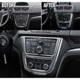 Garniture couvercle chromée de console centrale Pour Opel / Vauxhall Mokka 2012-2016 voiture intérieur décoration-2