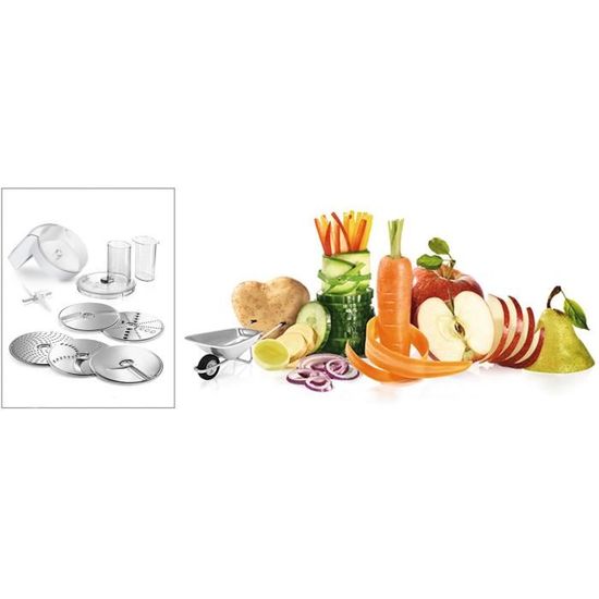 Bosch Accessoires Muz5vl1 Pack Accessoires Veggie Love Pour Kitchen Machine Mum 5 Achat Vente Piece Preparation Cdiscount