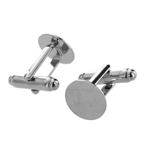 S/&W SHLAX/&WING Carr/é Poli Lien de manchette Pour des Hommes Boutons de manchette Nouveau Classic