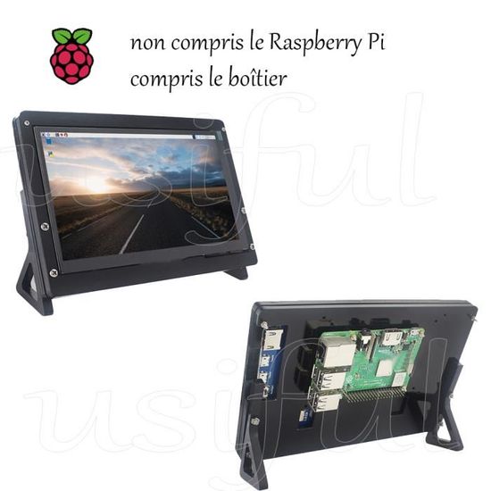 EVICIV 10.1 pouces Raspberry Pi boîtier écran Tactile boîtier