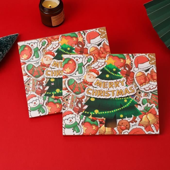 Calendrier De L'Avent Bijoux – 24 Volets – DIY Perles Et Breloques – 2 Bracelets – Cadeau De Noël Enfant