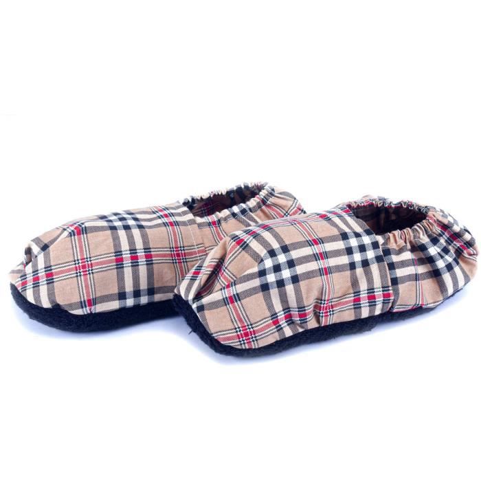 Pantoufle chauffante micro onde sales