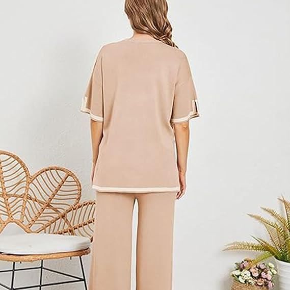 Ensemble Jogging Femme Pièces Sensation de Soie Kaki