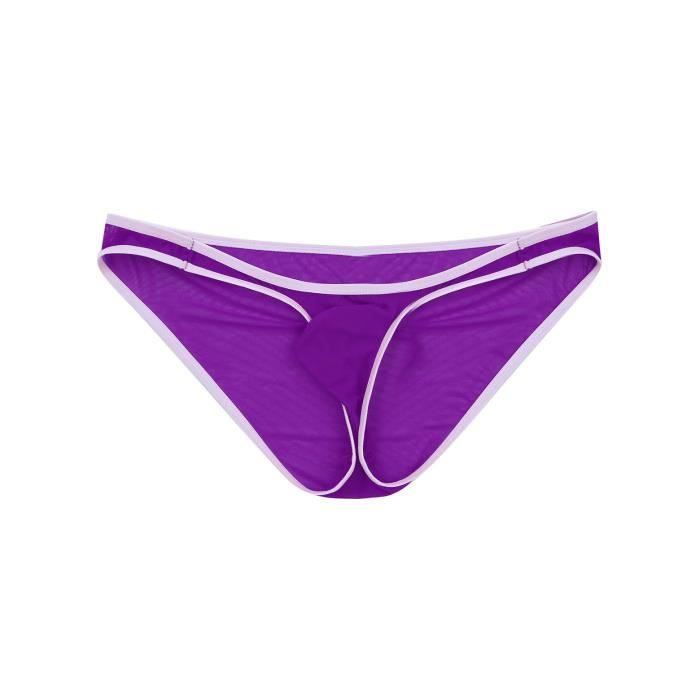 Slip homme maille sale filet
