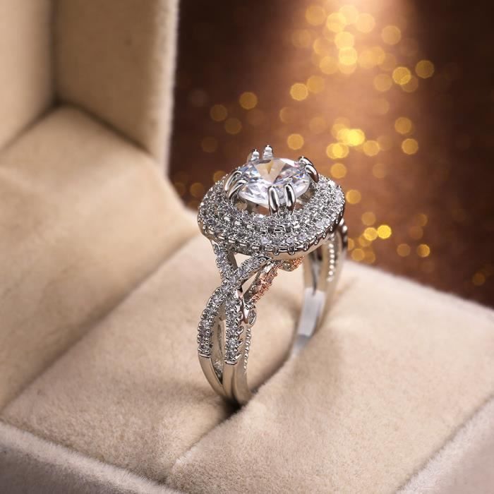 Bague femme fiancaille argent on sale