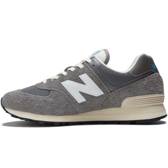 New balance 574 gris homme sales