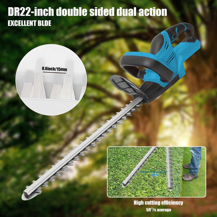 Débroussailleuse Thermique 52 CC Et Coupe-Bordure Professionnelle 2 En 1 Avec Tête Double Fil De 2 Mm, Taille-Haie Multifonction Avec Disque 3 Dents En Acier Renforcé Pour Jardinage