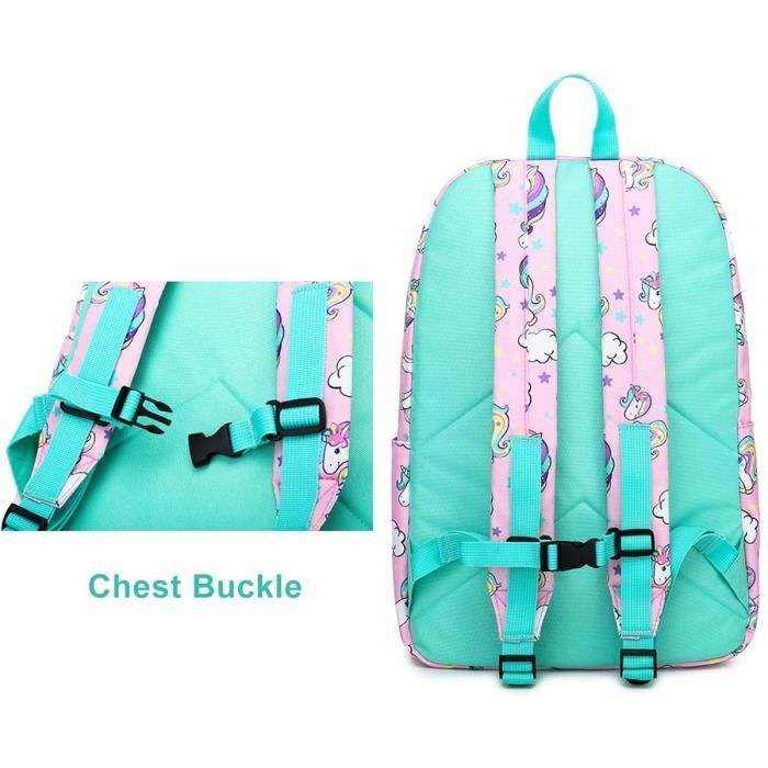 Sac a Dos pour Filles 3 en 1 Sac d ecole Licorne avec Sac Repas Isotherme Trousse a Crayons Sets de Sacs Scolaires pour 3607 Cdiscount Bagagerie Maroquinerie