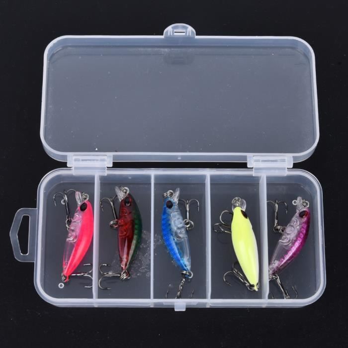 Lot De Leurres De Pêche Crankbait – Mini Wobbler Truite, Artificiel, Lot C2