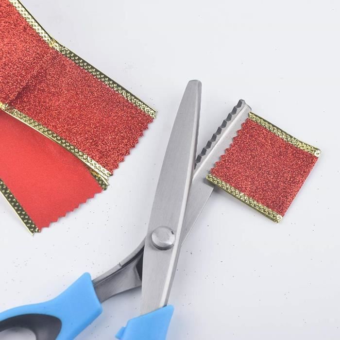 Échelle de mesure de couture rouge ciseaux sur mesure 12 pouces cisailles  et fil