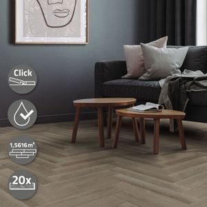 Sol Vinyle PVC Aspect Carrelage Plaza - 6 Modèles Au Choix, Vendu Au Mètre, 2.8mm