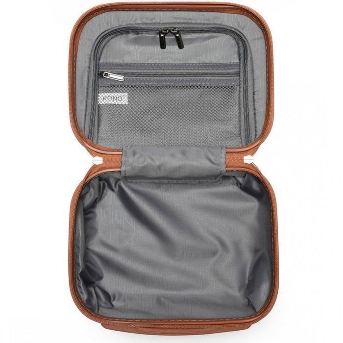 Set Valises Kono 6 Pièces - 55/65/74cm + Vanity Case | ABS 4 Roues Serrure TSA