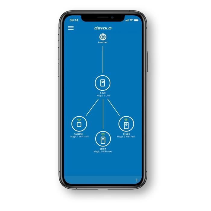 DEVOLO Magic 2 WiFi next - Extension - 1 adaptateur CPL - 2400