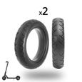 2 pneus plein Haute qualité anti crevaison pour Trotinette électrique Xiaomi M365 8 1/2x2-0