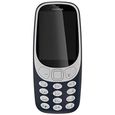 Nokia 3310 - T&eacute;l&eacute;phone portable d&eacute;bloqu&eacute; GSM (Ecran 2,4 pouces, ROM 32Go, Double SIM Appareil photo 220-0
