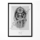 DECORTAPIS Cadre noir élégant 70x100 cm - Cadre moderne pour posters et photos, montage vertical et horizontal