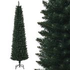 Sapin de Noël artificiel - HOMCOM - 380 pointes de branche, support en métal pliable - plastique et métal - 180H cm - vert