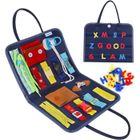 TIDUCEL Busy Board pour Enfants Jeux Montessori pour, Apprendre Compétences de Vie Jouets éducatifs pour Garcon Fille BéBé 1 2 3 4 5 Ans