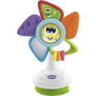 Hochet de chaise haute - CHICCO - Robin le Petit Moulin - Textures et Anneaux - Effet Miroir