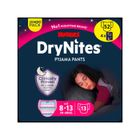 HUGGIES DryNites Couche de Nuit pour Fille 8-15 Ans 27-57 kg (4x13)