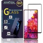 Vcomp - Pour Samsung Galaxy S20 FE- S20 FE 4G- S20 FE 5G 6.5": 1 Film protection d'écran Verre Trempé Plein écran de Couleur - NOIR