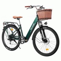 26" vélo électrique ville, 250w Moteur, La hauteur recommandée est de 155cm et plus, Batterie 36V 10Ah, 25km/h, Cityrun Plus-Vert
