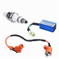 Performance Racing CDI Bobine DAllumage Bougie pour GY6 50CC 125CC 150CC Moteurs 4 Temps Scooter ATV Go Karts Cyclomoteurs PZCC
