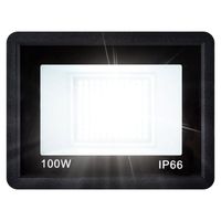 Projecteur LED extérieur 5 x 100W super lumineux 7000lm - Blanc froid - Étanche IP66 - Pour jardin, garage, terrain de sport, hôtel