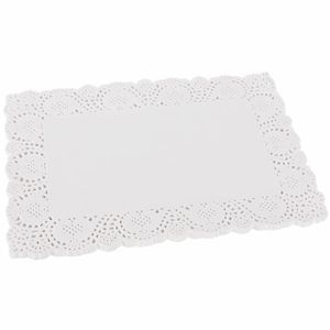 AOEVUIR 156 Pcs Napperons En Papier Ronds Blancs - Tailles 4.5, 6.5, 8.5 Pouces Pour Gâteaux