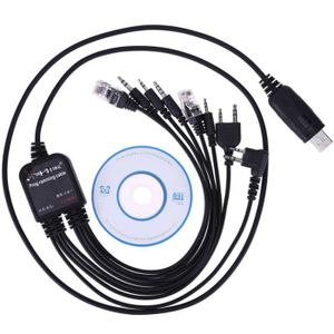 INTERCOM MOTO ROUGE-Nouveau câble de programmation USB universel