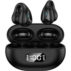 Écouteurs sans fil Bluetooth 5.3 Clip d'oreille écouteurs Conduction osseuse  Sp[
