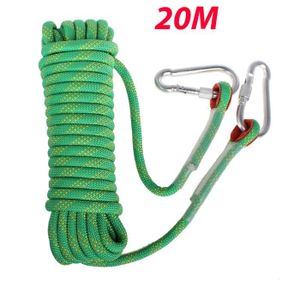 Corde descalade 30m Cordes Randon/ée Alpinisme Sauvetage Corde Auxiliaire Descente Rappel Camps Ext/érieure Anti-d/échirures Alpinisme Sauvetage Corde