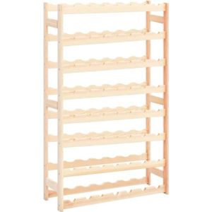 Casier à bouteille Meuble Range Bouteille Casier à Vin pour 56 bouteilles Pinède