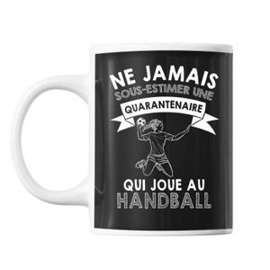 BOL Mug femme handball quarantenaire Tasse Cadeau Pers
