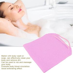 GOMMAGE CORPS LVX® Serviette de bain exfoliante double face résistante avec cordon de serrage