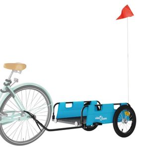 REMORQUE VÉLO Remorque de vélo cargo - DIOCHE - Bleu - Capacité 